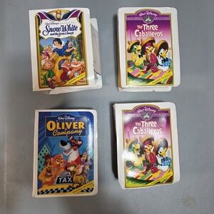 McDonalds Disney Masterpiece Collection Toys Lot Snow White Oliver Caballeros